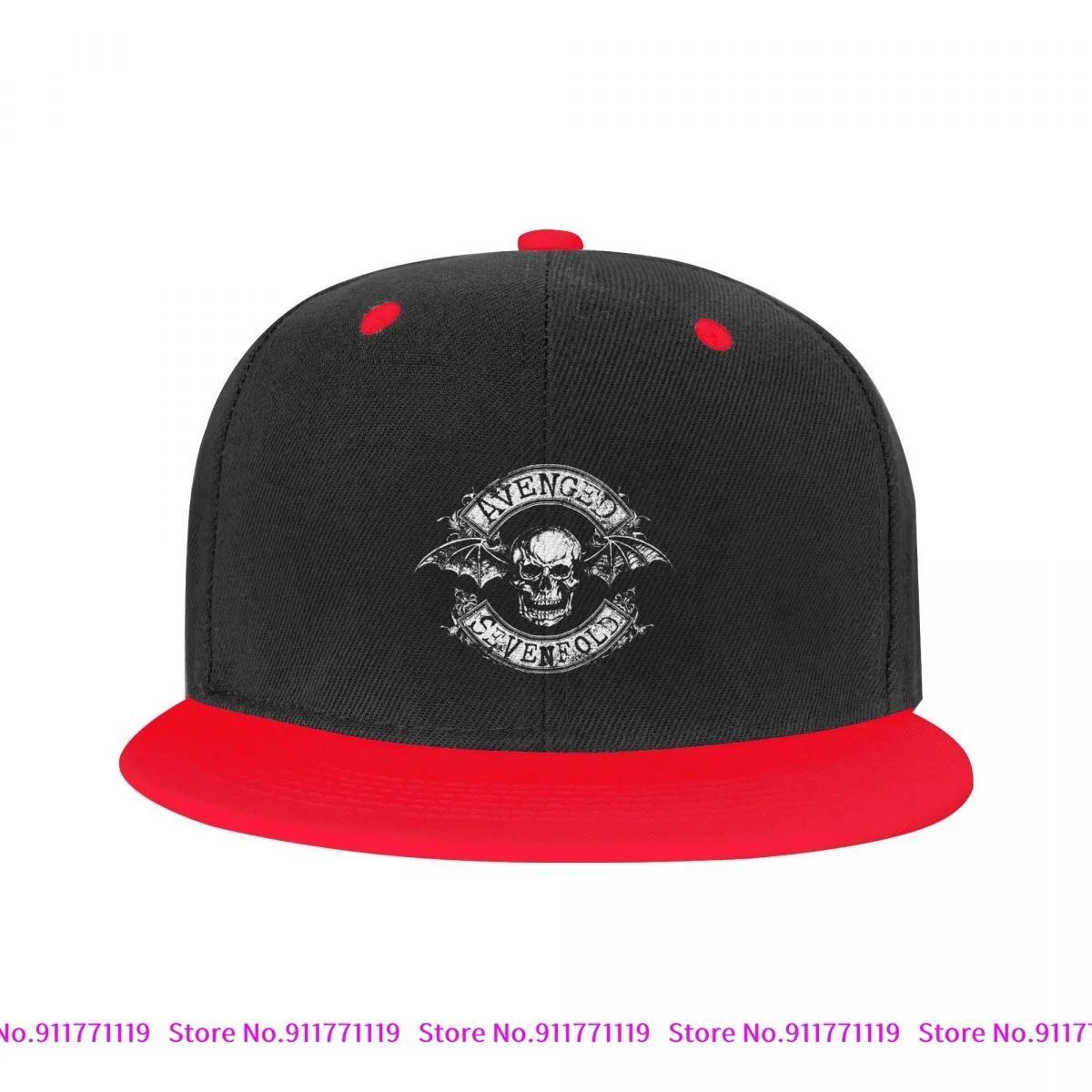 Avenged Sevenfold Smagā Metāla Bērniem Snapback Cap Konstrukcija Labākais Pārdevējs Krāsains Pusaudzis, Beisbola Cepurītes0