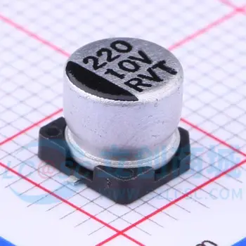 RVT1A221M0605 1GS 10pieces/daudz, 220uF ±20% 10V čipu alumīnija elektrolītisko kondensatoru , pavisam jaunu oriģinālu akciju