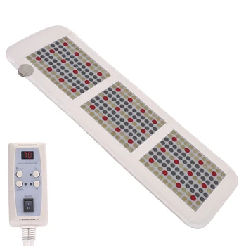 Korejas kvalitātes VLF veselības matrača jade turmalīna LED gaismas fotonu apkures fizioterapija mat EGLE akmens PEMF mat 220V