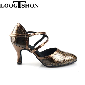LOOGTSHON latīņu ūdens platforma deju kurpes sieviete modes kurpes ar Augstiem Papēžiem Džeza Kurpes