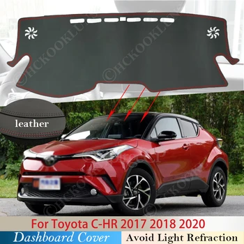 PU Ādas Toyota C-AP 2017~2020 CHR C AP Anti-Slīdēšanas Paklājiņš Paneļa Domuzīme Aptver Pad Saulessargs Dashmat Aizsargātu Paklāja Piederumi
