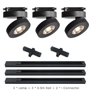 Slim Griestu Lampa LED Track Gaismas Salokāms 360 Padziļinājumā Virsmas Prožektors 220V 5W 7W 3W Gaitenis Galerija Displejs Dzīves