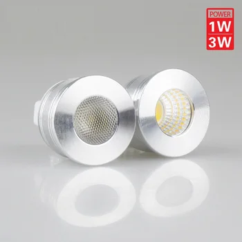 LED lampa kausa MR11/12v enerģijas taupīšanas spuldzes GU5.3/gu10/220v pin gaismas avots 1w/3w