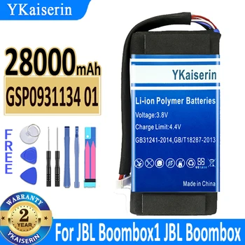 YKaiserin 28000mAh Akumulatora GSP0931134 01, JBL Boombox1 JBL Boombox Skaļrunis Batterij + Ceļa NR.