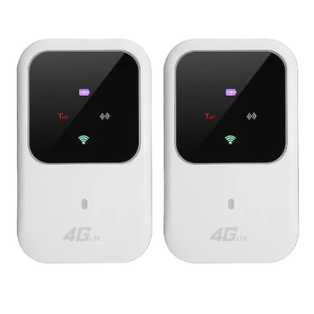 2X Portatīvo 4G LTE, WIFI Router 150Mbps Mobilo Platjoslas Hotspot SIM Atslēgts Wifi Modemu 2.4 G Bezvadu Maršrutētāju