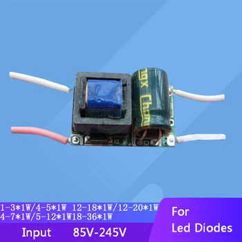 AC 85.V-265V Pastāvīgu Strāvas Barošanas LED Draiveri 3W - 50W LED prožektors Lampai