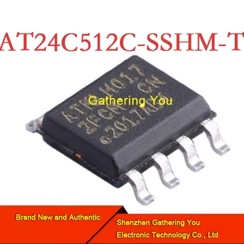 AT24C512C-SSHM-T/AT24C04C-SSHM-T SOP8 Elektriski pārprogrammējamā lasāmatmiņa Pavisam Jaunu Autentisks