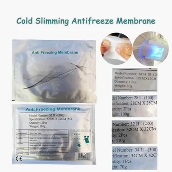 Top Labs Apskats 3 Izmērs Anti Freeze Membrānu Anti Freezeing Anti - Freezeing Spilventiņu Aukstā Svara Samazināšanai, Krioterapija Mašīna