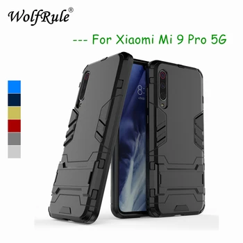 Gadījumā Xiaomi Mi 9 Pro Segtu Mīkstas Gumijas + Plastmasas Statīvs Gadījumā Mi 9 Pro Gadījumā Telefona Apvalku Xiaomi Mi 9 Pro 5G Būtiska