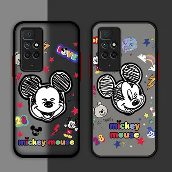 Disney Mickey Minnie Mouse Luksusa Tālruņu Gadījumā Redmi 12.C 10.C A2 10 12 5G 9.A K40 Pro A1 9.C 9T 9 Shell Silikona Vāciņu