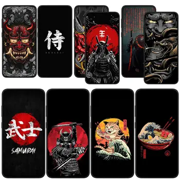 Japānas Samuraju Skeleta Galvaskauss Ninja Vāciņu Tālruņa Case for Samsung Galaxy A02 A03 A01 A11 A42 A70 S7 Malas j6 j8 j7 j2 j5 Ministru