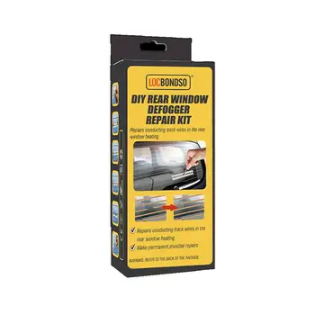 Auto Aizmugures Window Defogger Repair Kit DIY Ātru Remontu, Saskrāpēts Sadalīti Defroster Sildītājs Režģa Līnijām Augstas kvalitātes Aprūpes Piederumi