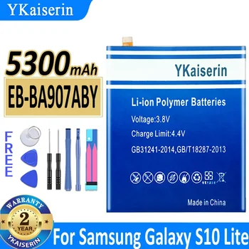 YKaiserin nomainītu Akumulatoru, EB-BA907ABY Samsung Galaxy S10 Lite S10Lite 5300mAh Telefonu Baterijas + Instrumenti