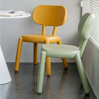 Plastmasas Ēdamistabas Krēsls Mājas Radošo Krēsli Mazo Ģimenes Piena Tējas Salons Atpūtas Krēsls Silla Nordicas Melns Krēslu Kariete Restorāns
