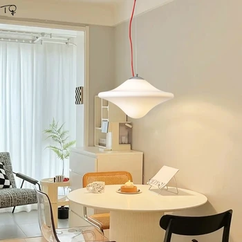 Dizainers Retro Viduslaiku NLO Stikla Piekariņu Gaismas LED E27 Bauhaus Karājas Lampas Dzīvojamā/Ēdamistaba Restorāns, Bārs, Guļamistaba Kafejnīca