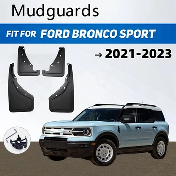 Auto Lieti Dubļu Sargi Splash Sargiem Dubļusargi Priekšā, Aizmugurē, Optiskā Plastmasas Automobiļu Piederumi Ford Bronco Sporta 2021 2022-2023