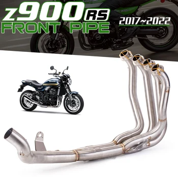 Par Kawasaki Z900 Sistēmas Aizbēgt Paslīdēt Uz Priekšējā Caurule Saiti Cauruļu Savienojumu Sākotnējā pilnu Motocikla Izplūdes Sistēma