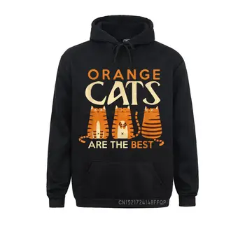 Apelsīnu Kaķi Ir Labāko Kaķu Mamma pelēkā vārna Džemperis Vīriešiem Ir 2021. Jauns Vienkāršais Stils Hoodies VALENTĪNA DIENA sporta Krekli Printing