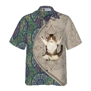 2023 Pet Drukāt Krekls Vīriešu Havaju Top Vīriešu Apģērbu Zaudēt Elpojošs Vīriešu Krekls Ielas Āra Apģērbu Modes Īsām Piedurknēm