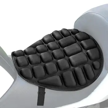 Motocikla Sēdekļa Spilvena Anti Slip Elpojošs Motocikla Sēdekļa Vāku 3D Šoks Absorbcijas Komfortu Sauļošanās Ride Sēdekļa Spilventiņu Piederumu