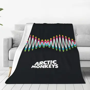 Arctic Monkeys Rokgrupa Segas Vilnas Drukāt Portatīvo Ultra-Mīksts Mest Segas, Gultas Auto Pārklāji