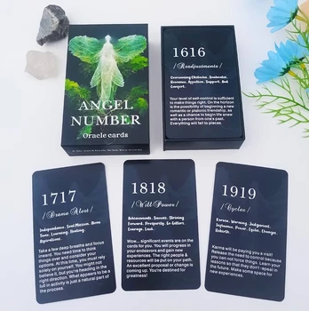 12x7 cm Eņģelis Numuru Oracle Kartes Spēles