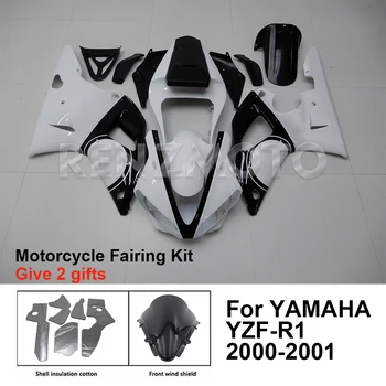 Motociklu Aptecētājs Iestatīt Ķermeņa Komplekts Plastmasas YAMAHA YZF-R1 YZF R1 2000-2001 Piederumi Injekcijas Virsbūves Y1001-103a