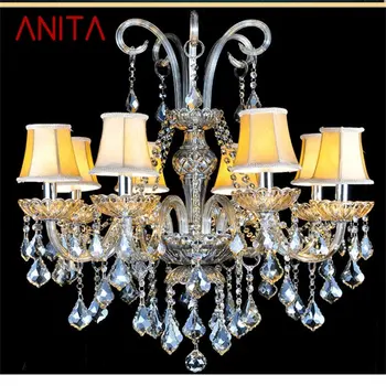 ANITA Luksusa Lustra Modernu LED Apgaismojuma Radošo Dekoratīvā Armatūra Mājas Dzīvojamā Ēdamistaba Guļamistaba