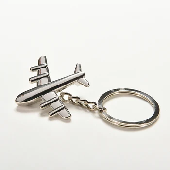 1pc Gaisa Plaknes Keyring Mini Metāla Sakausējuma Keychains Radošo Dāvanu Keyfob 3D Kulons