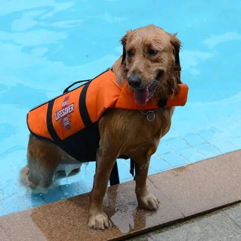 Suņu glābšanas Vesti Pet glābšanas Veste, Drošības Apģērbs, Peldēšanas Suns Lifesaver Glabātāja Peldkostīmu Par Ūdens Drošības Pie Baseina Piederumi