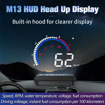 Auto OBD2 Head-Up Displejs Digitālo Spidometru, Auto Elektronika Aksesuāri HUD Projektoru Parādīt Visas Automašīnas M3 M5 M8 M10 M13