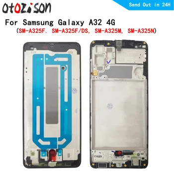 Mājokļu Vidējā Rāmis LCD Bezel Plāksnes Panelis Šasijas Samsung Galaxy A32 4G 5G A325 A326 Tālruņu Vidū Rāmja