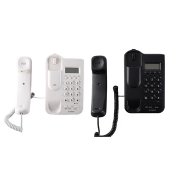 Rievots Tālrunis ar Zvanītāja Displeja Klasiskā Fiksēto Tālruņa Darbvirsmas Telefona Lielo Pogu Telefons