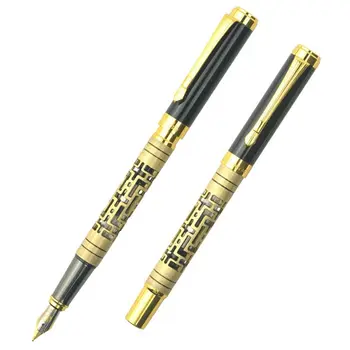 Gluda Rakstīšanas Pildspalvas Dobi No Mākslas Zīmēšanas Metāla Pildspalvas Rokraksta 0.5 mm Rakstīt ar Tintes Pildspalvu, Biznesa Dāvanu