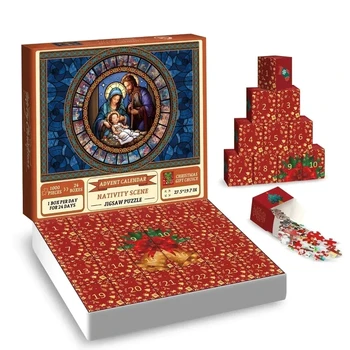 Horoskops Ainas Finierzāģis Puzzle 1000 Gabali Ziemassvētku Kristus Dzimšanas Ainas Puzzle Horoskops Skatuves Adventes Puzzle Adventes Kalendārs Jigsaw