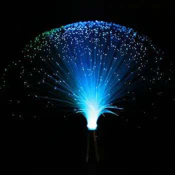 Daudzkrāsains LED Optisko Šķiedru Lampa, Gaismas Interjera Dekorēšana Centrālais Brīvdienu Kāzu Lampas LED Nakts Gaismas Lampas