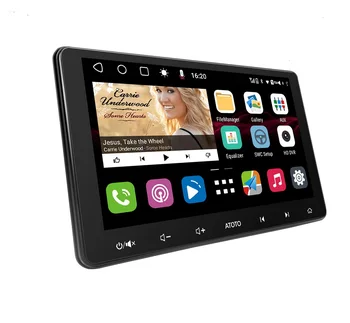 Liels 10.1 Touch Screen Universālo Auto Auto Elektronika 9 Collu Stereo, DVD Atskaņotājs Android 2 Din Auto Audio Ar Carplay