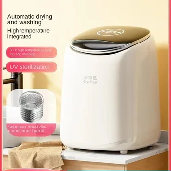 pilnībā automātiska veļas mazgāšanas mašīna, mini veļas mazgāšanas un žāvēšanas integrētu apakšveļa tīrīšanas mašīna mazo zeķu mazgāšanas līdzeklis lavadora