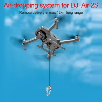 Airdrop Sistēma DJI Air 2 2S Kamera Drones Piederumi Zvejas Ēsmas Kāzu Gredzenu Dāvanu Piegādāt Dzīvības Glābšanas Metējs Sūtīt Ziedu