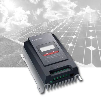 Lumiax 24v 48v 40a saules enerģijas off grid sistēmas, lcd Bluetooth mppt maksas kontrolieris
