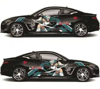 Balinātājs Anime Auto Wrap Durvju Pusē Decal Uzlīmes Fit ar Jebkuru Automašīnu Vinila Grafikas Auto Piederumi Auto Uzlīmes Auto Decal