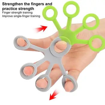 Pirkstu Expander Puses Strengthener Silikona Pirkstu Nestuvēm Puses Gripper Atkārtoti Rokas Terapija Tvēriena Stipruma Pirkstu