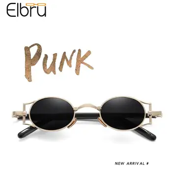 Elbru Jaunu Kārtu Punk Saulesbrilles Sieviešu Cilvēks Vintage Āra Riteņbraukšanas Sporta Hip Hop, Punk, Saules Brilles UV400 Gafas De Sol Hombre
