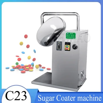 Elektriskā Tirdzniecības Automātiskā Cukura Pārklājums Mašīna Gummy Bear Konfektes Zemesriekstu Mašīna