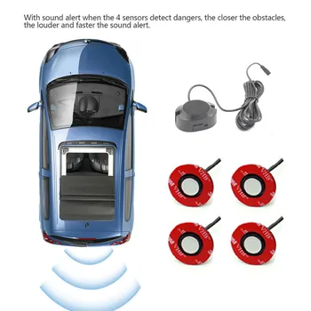 Universālas Automašīnas Novietošanas Sensors Radara Detektoru Komplekts Ford Focus 2 3 Fiesta Mondeo Kugas Citroen C4, C5, C3 Skoda Octavia 2 A7 A5