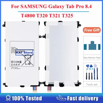 KAT Samsung Galaxy Tab Pro 8.4 T320 T321 T325 T4800 4800mAh T4800E Akumulatora Nomaiņa Rezerves Daļas