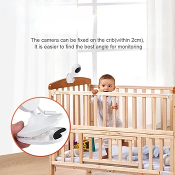 YYHC Monitors Tuya APP Bērnu gulta kamera ar klipu Tuya APP Elektronisko Baby Monitoru, Wifi 1080P Bērnu Miega Video Aukle Monitors