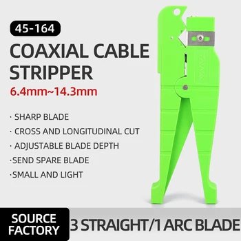 FTTH Tīkla Telekomunikāciju Projektēšana Cable Stripper Optisko Šķiedru Attvaicētājs 45-164 cable stripper Diametrs 6.4 mm-14,3 mm