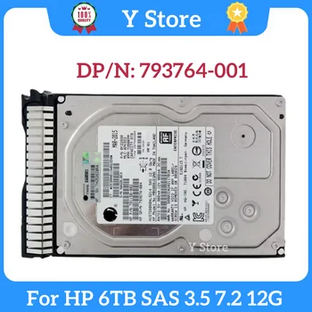 Y Veikalā HP 793764-001 791150-002 6TB SAS 3.5 7.2 12 GB Servera Cietais Disks SSD Ātri Kuģi