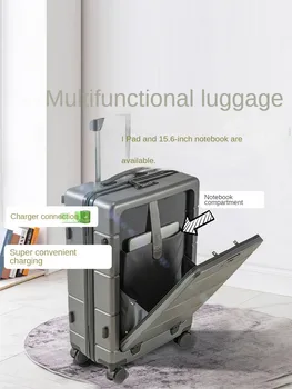 Uzlādējams bagāžas sviru push ceļa atvērums priekšpusē daudzfunkcionāls bagāžas nodalījumā